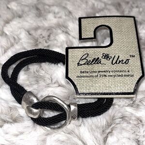 Bella Uno Recycled Material Bumble Bee Bracelet O/S